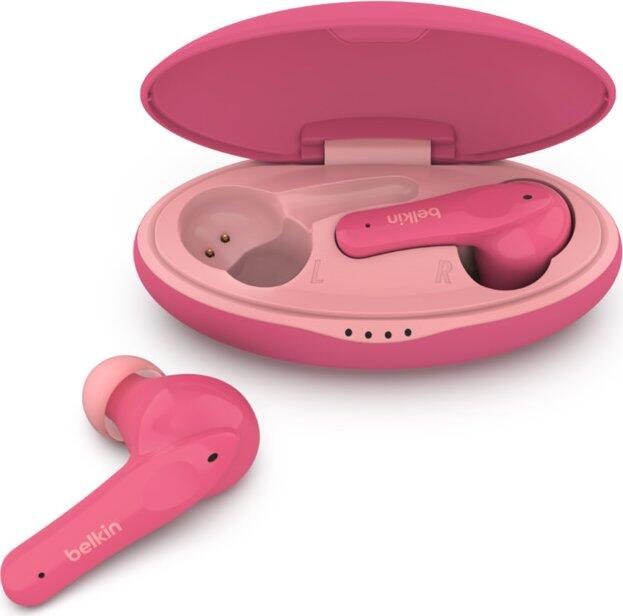 Belkin SoundForm Nano Kabelloser In-Ear-Kopfhörer für Kinder - Pink Belkin SoundForm Nano Kabelloser In-Ear-Kopfhörer für Kinder - Pink
